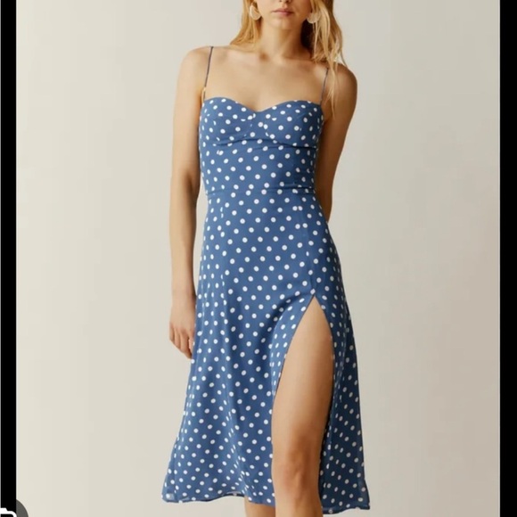 Reformation Rockabilly Polka Dot Summer Dress - Picture 7 of 7
